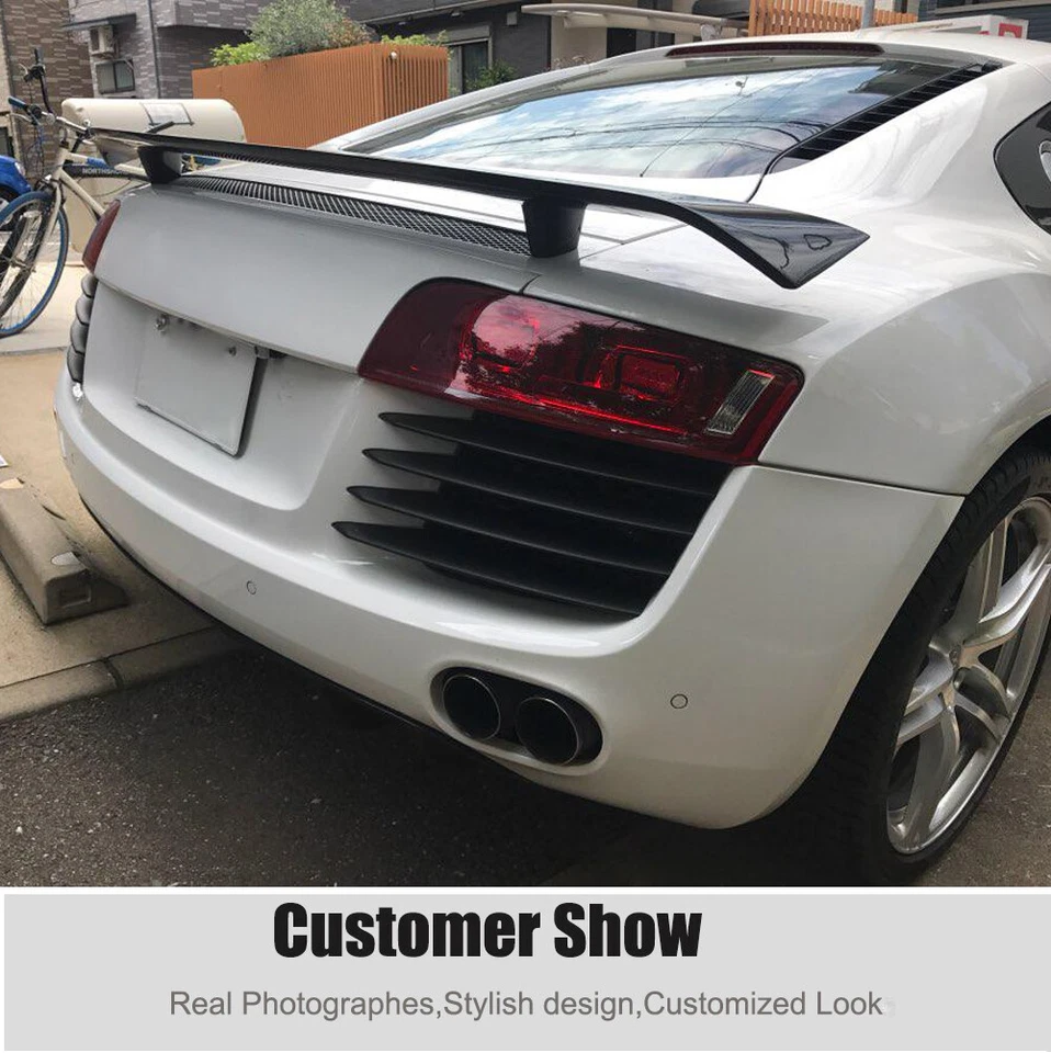 Para Audi R8 GT V8 V10 08-15 Alerón Trasero Tapa Bota Ala Fibra Carbono Reacondicionamiento Foto 4 de 4