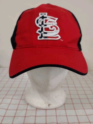STL Cardinals MLB Cap Hat Red Blue Mens Adjustable Embroidered Two Toned