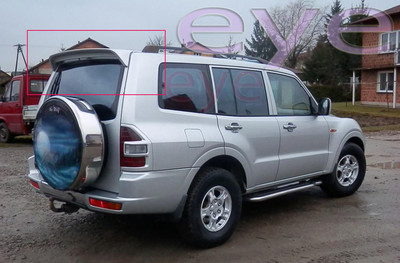 Becquet Arrière Coffre ABS Pour Mitsubishi Pajero V73 2005-2017 - Noir Brillant, Blanc Ou Argenté - Look Sportif Et Aérodynamique