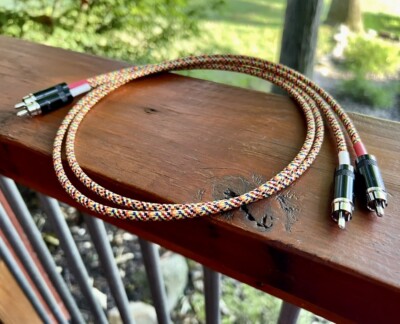 2 Ft. JMB CABLE CO. Audiophile Reference Standard Rca Interconnect Cables