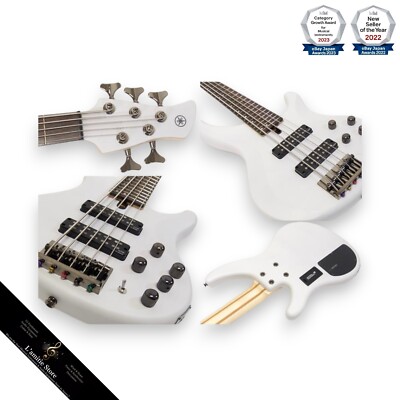YAMAHA TRBX505 TWH 5-String Electric Bass Guitar White Japan Right