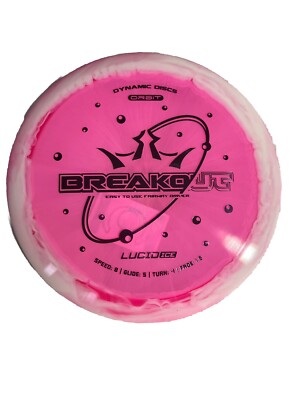 Dynamic Discs Orbit LUCIDIce Breakout Golfing Golf Disc Hot Pink Speed 5  NEW