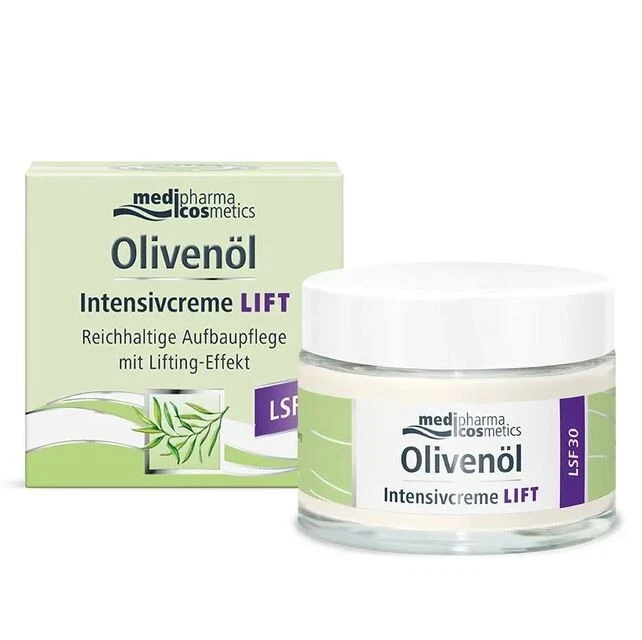 MEDIPHARMA COSMETICS Olivenöl Intensivcreme Lift LSF 30, 50 ml, PZN 17920259