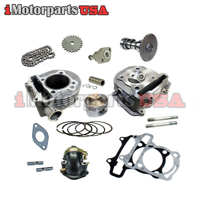 ENGINE CYLINDER REBUILD KIT FOR MANCO ASW CARBIDE ZIRCON HELIX 150 150CC GO  KART