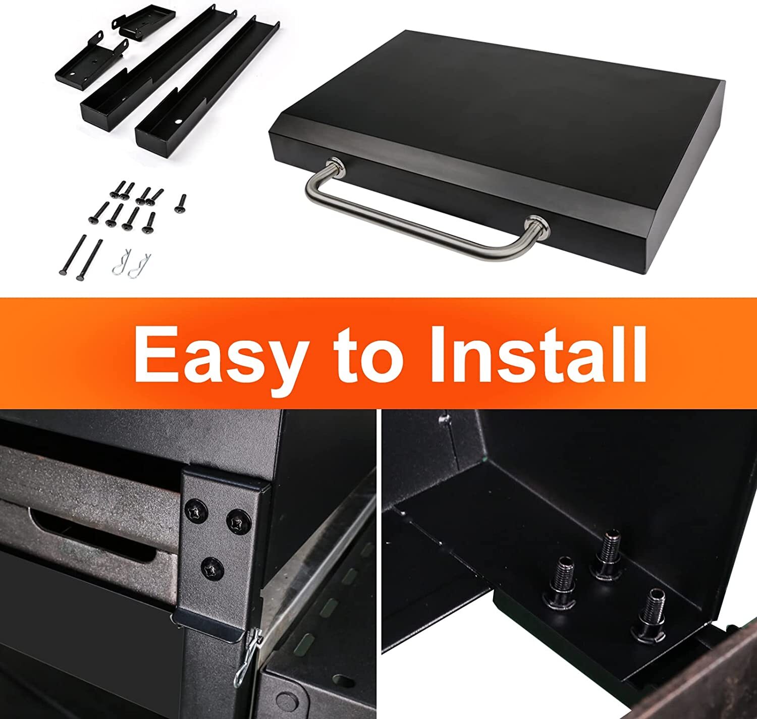 Hinged Lid for Camp Chef FTG600 Griddle Hard Cover Hood Black Griddle Cover Lid eBay