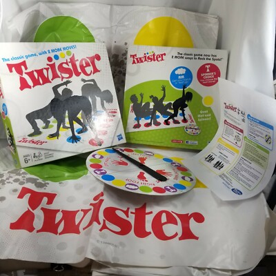 Hasbro Twister Game Classic with 2 MORE MOVES 2012 COMPLETE