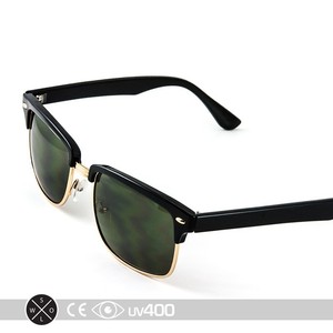 black and gold clubmaster glasses