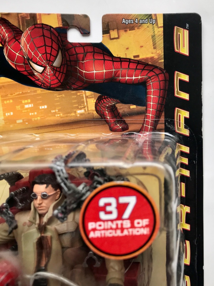 NEW TOY BIZ SPIDER-MAN 2 BATTLE ATTACK ACTION FIGURE 2004 DOC OCK