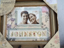 NEW FRAME TO PERSONALIZE W/ PHOTO  NAME OR WORDS, LETTERS INCLUDED GREAT GIFT 