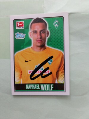 Topp Sticker SV Werder Bremen Raphael Wolf 2014-2015