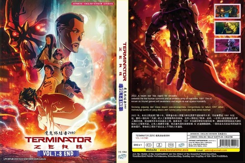 Terminator Zero Japanese Anime DVD English Dub Free Shipping Region All - Imagen 3 de 7
