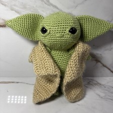Very Well Sturdy Handmade Crochet Grogu, Baby Yoda, Inspired by The Mandalorian
