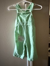 Health-Tex Vintage Baby Shortalls 6 Months Light Mint Green