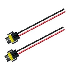 DAMA H11 H9 H8 880 881 Female Wiring Harness Socket Pigtail Cable for