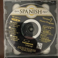 Learn Spanish Now Version 7 Transparent Language CDROM