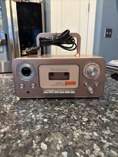 Studebaker SB2135BTRG Bluetooth Portable CD Player Radio Cassette Player Rose G