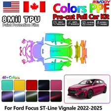 Color Precut Ppf Paint Protection Film For Ford Focus St-line Vignale 2022-2026 Color Precut Ppf Paint Protection Film For Ford Focus St-line Vignale 2022-2026