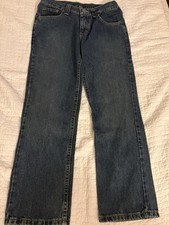 Pre Owned Lee Boys Size 12 Husky Adjustable Waist Jeans.