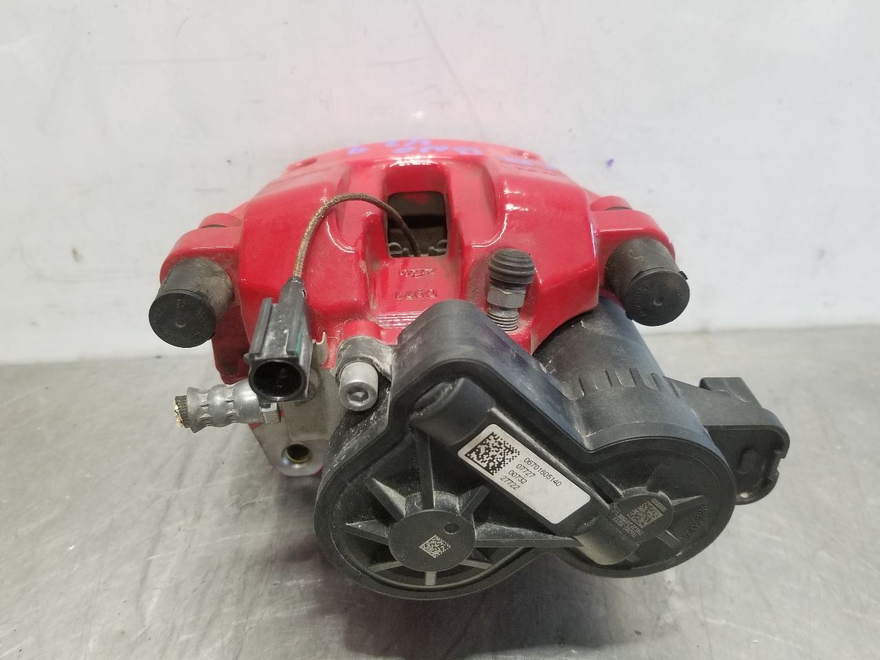 23 2023 MASERATI GRECALE BRAKE CALIPER REAR LEFT DRIVER RED 