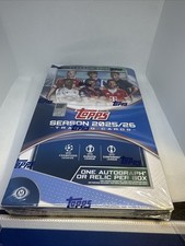 2025-26 Topps UEFA Club Competitions Soccer Hobby Box Brand New Sealed