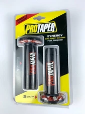 ProTaper Synergy Dual Density MX Grips 7/8" Motocross Bike Handlebar Black New