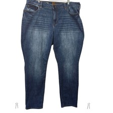 Kut from the Kloth Katy Boyfriend Jeans Womens 16W Blue Wash Stretch Denim Chic