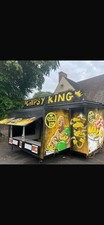 CHIPSY KING Food Concession Catering Trailer w/ Fitted Kitchen, Hatch & Equip