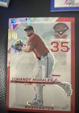 2025 Panini Prospect Edition - Yohandy Morales #44 Red Ice Prizm (RC)