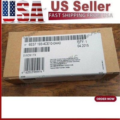 One New Siemens 6ES7193-4CE10-0AA0 6ES7 193-4CE10-0AA0 In Box Expedited Shipping