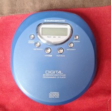 Durabrand CD-85 Programmable CD Player Blue Bass Boost ESP Anti-Skip LCD