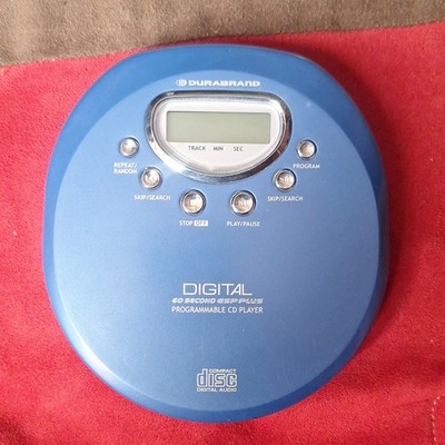 Durabrand CD-85 Programmable CD Player Blue Bass Boost ESP Anti-Skip LCD