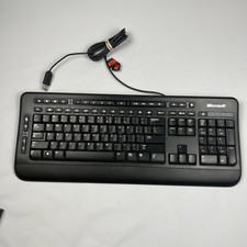 Microsoft Digital Media Keyboard 3000 Model 1343 USB Wired Multimedia - TESTED