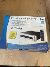 RCA TV Digital to Analog Converter Box + Remote Model STB7766G1 - Pre Owned