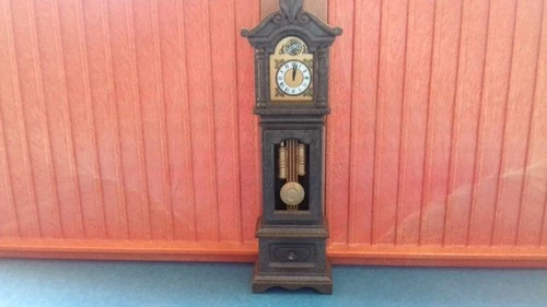 Playmobil Western -@Furniture Belle Epoque 1900 - Brown Wood Clock for Ranch