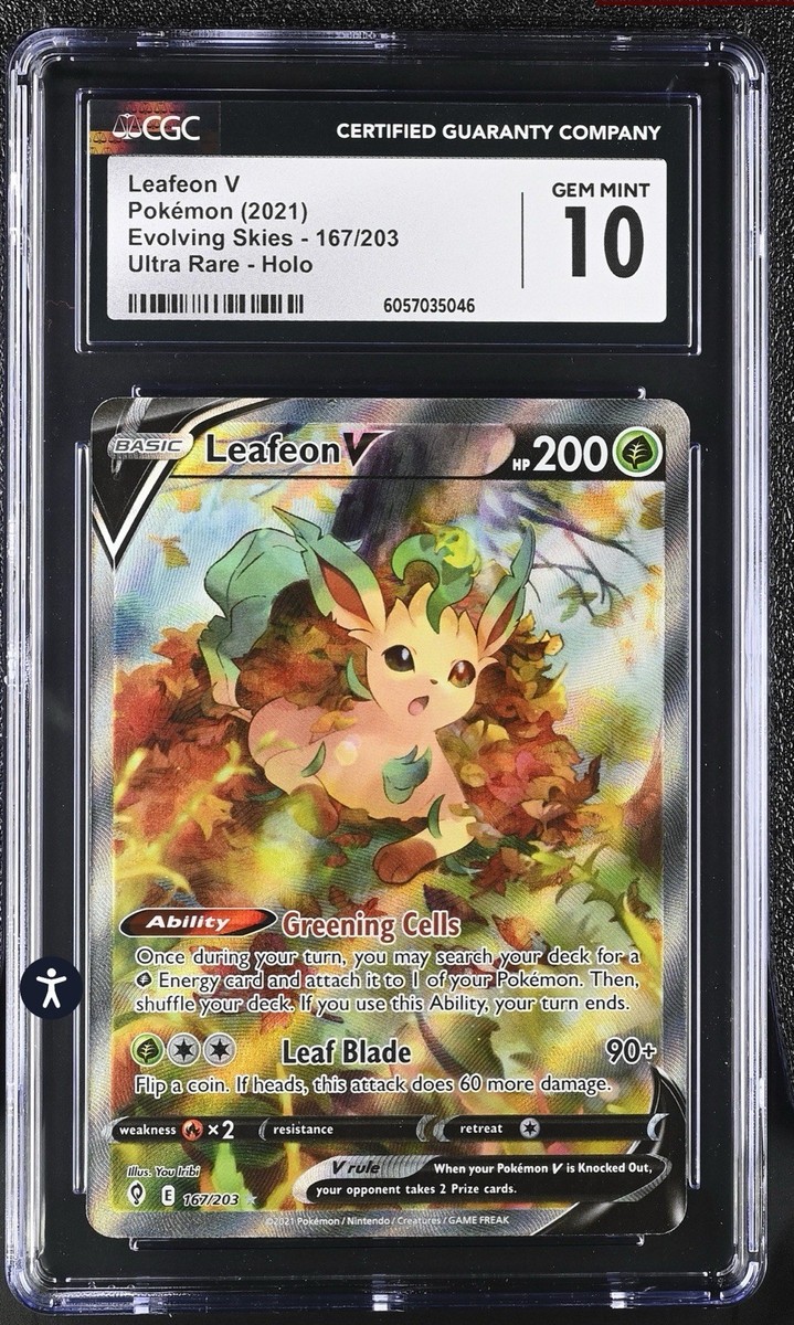 Leafeon V (Alternate Full Art) 167/203 SWSH07: Evolving