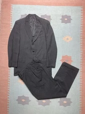 Vintage 1950s Richman Brothers 2 piece suit single breasted fleck rockabilly 38