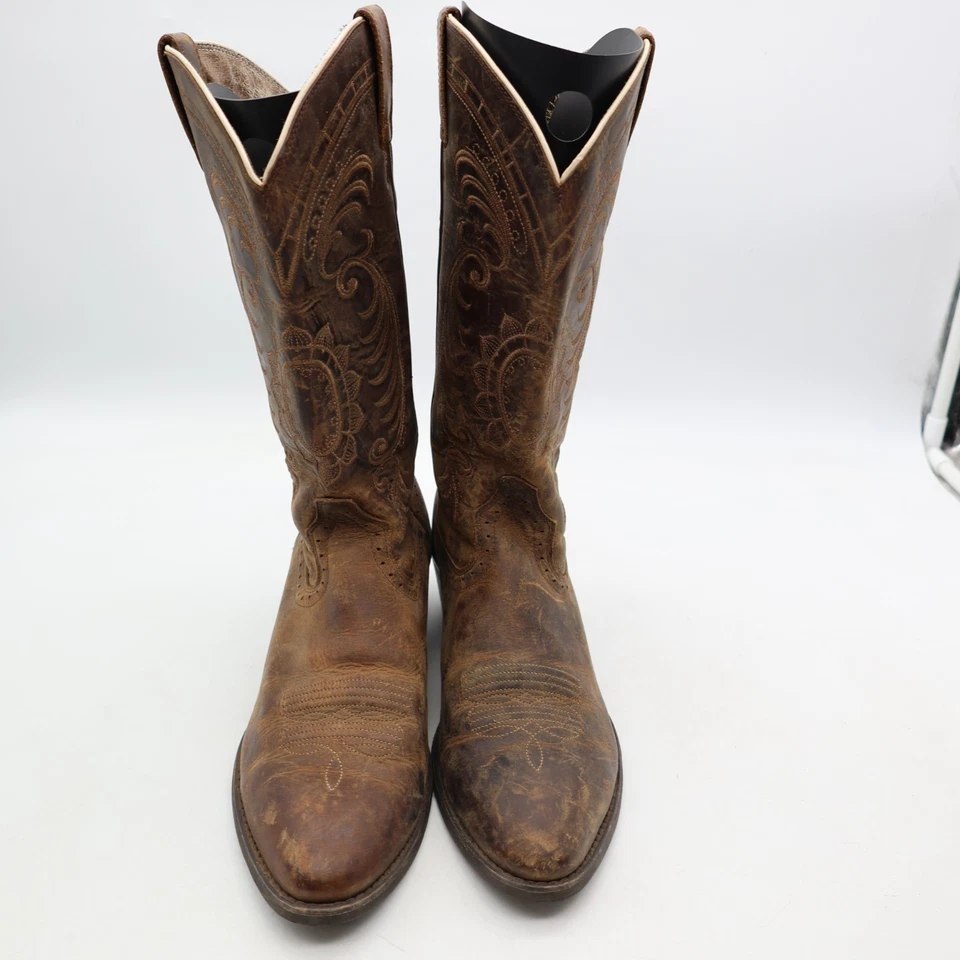 Ariat Magnolia Western Boots Women's Size 9 B Brown Leather Cowgirl 10010970 - Image 2 of 4