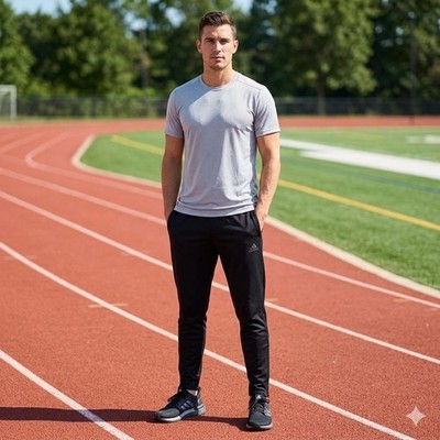 Adidas Climacool Mens Training Pants Black Tonal Stripes AY1862 Size Large