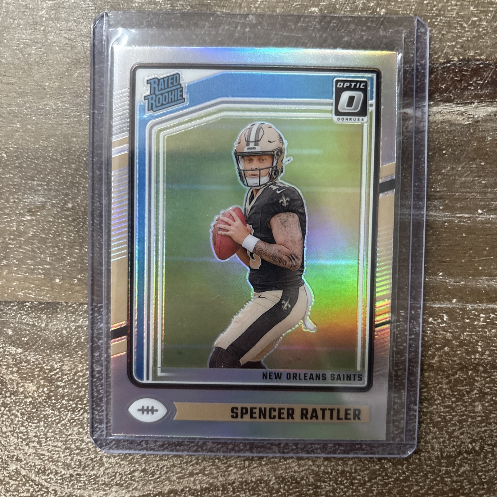 2024 Panini Donruss Optic Spencer Rattler RC Rated Rookie Holo Silver Prizm #289