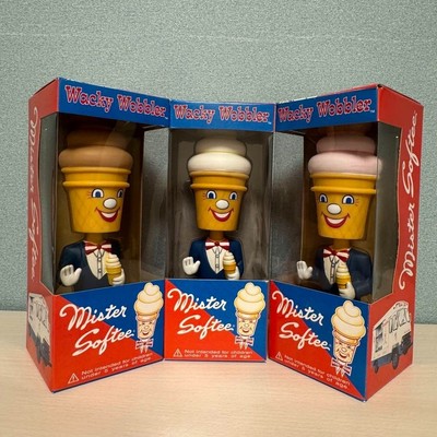 Funko Wacky Wobbler Mister Softee 3er Set Vanilla Strawberry Chocolate Neu Jp