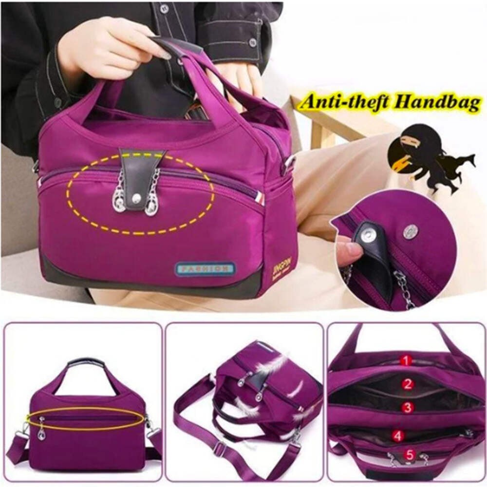 Crossbody Bags Women Fashion Anti-theft Handbags Shoulder Bag-image