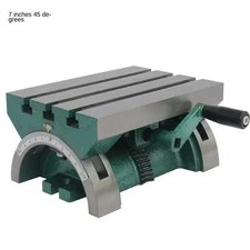 Adjustable Angle Milling MachineWorktable 7 Inches 10 Inches 12 Inches 15 Inches