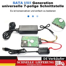 USB auf zu SATA IDE Adapter Kabel für 2.5 3.5 Zoll HDD SSD Festplatte Konverter