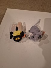 Lot Of 2 Mini Bean Bag Collectible Pets