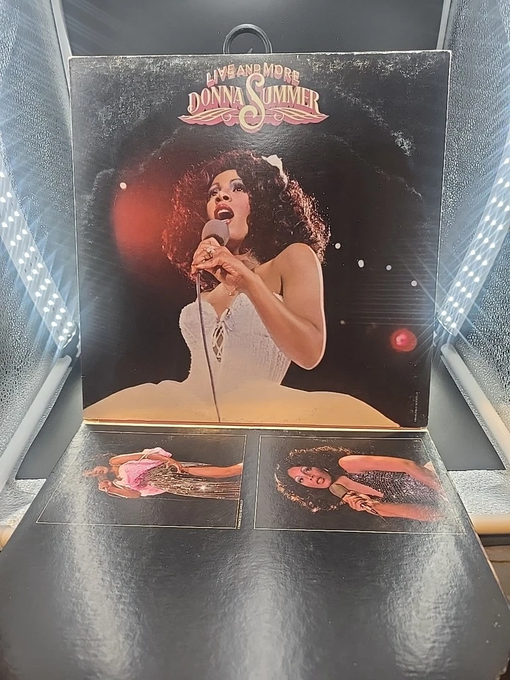 Donna Summer Live and More 1978 2LP Die Cut Gatefold Casablanca TH Press EX/VG+ - Image 2 of 4
