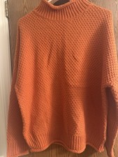 Orange Turtle Neck Sweater