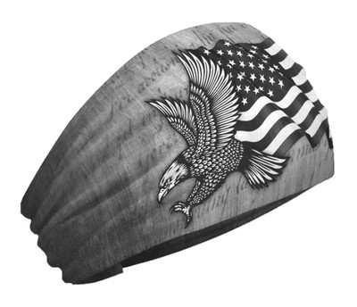 That's A Wrap Unisex Patriotic Eagle Performance Knotty Band - Black KB2615