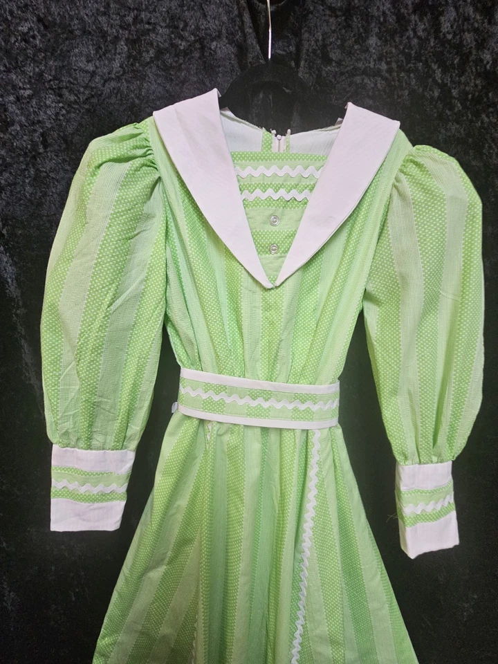 Performance Stage Costume Victorian Dress sizes  BUST 24" WAIST 34" LENGTH 54x - Image 4 of 4