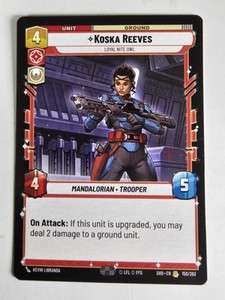 Koska Reeves - SHD 150 NM - Star Wars Unlimited Shadows Of The Galaxy 