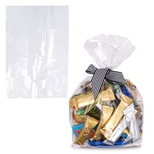Clear Gusseted Poly Bags Side Gusset Flat Bottom 1000 Count 8 x 3 x 15 in